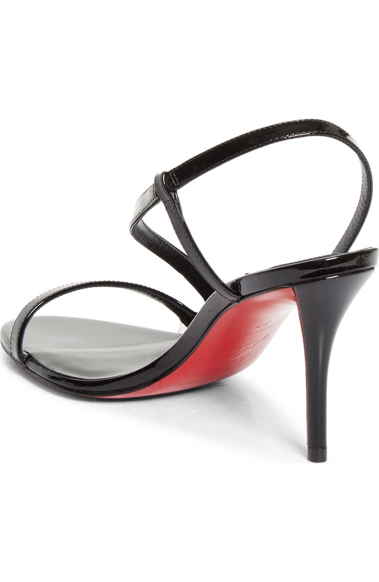 Christian Louboutin Rosa Z Slingback Sandal, Alternate, color, Black/ Black