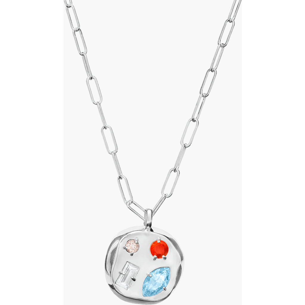 Birthdate Co. The March Birthdate Silver Pendant In March 22nd - Silver