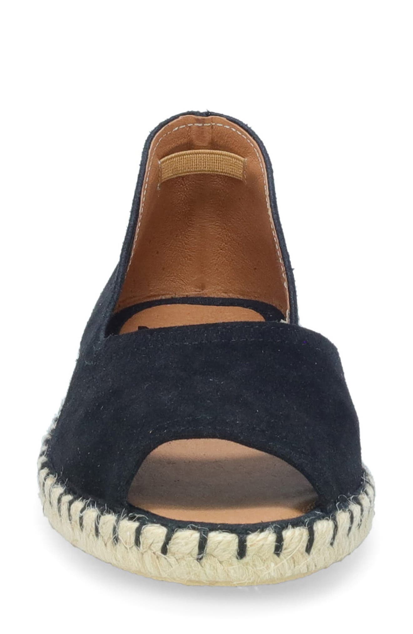 Miz Mooz Cruze Espadrille Flat, Alternate, color, Black