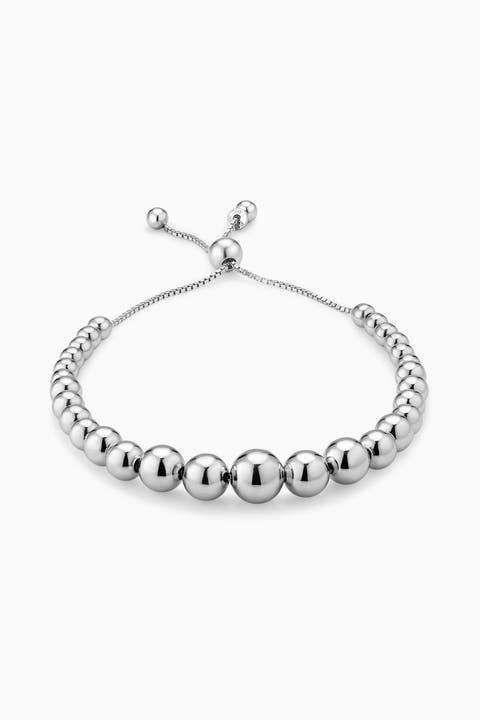 Belle of the Ball Adjustable Bracelet in Sterling Silver