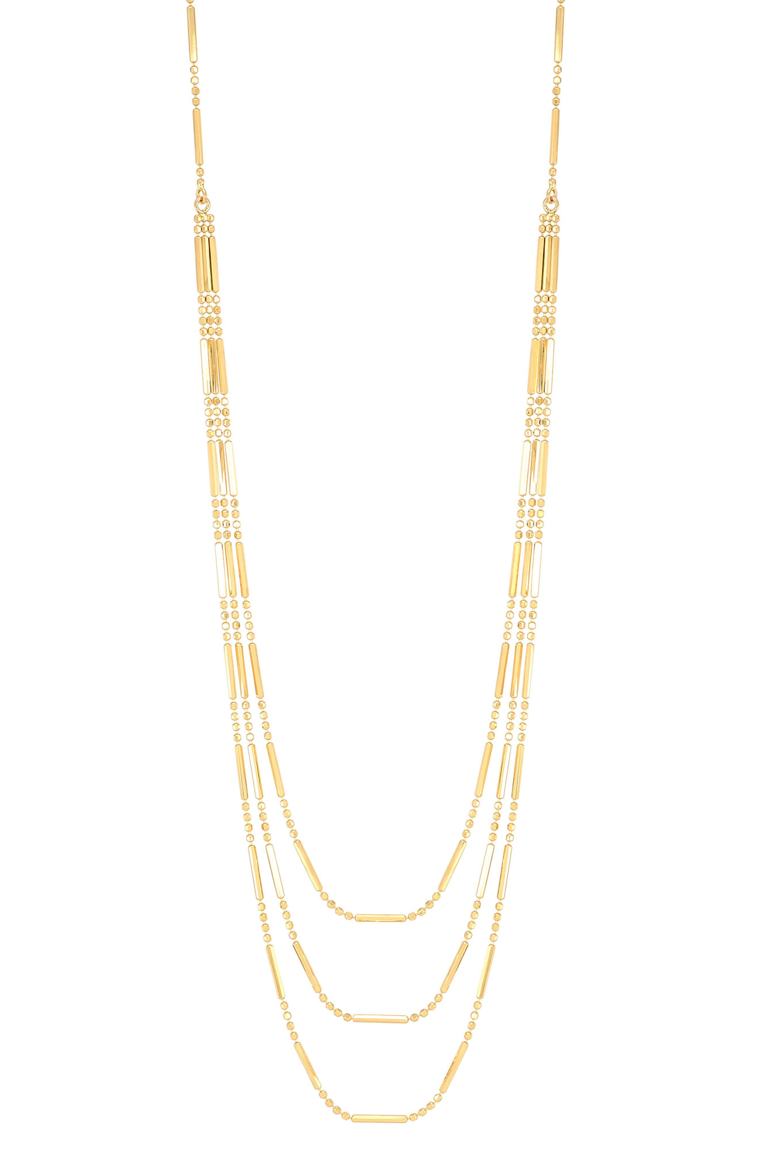 Frankie & Zoe Dot & Dash Chain Layered Necklace