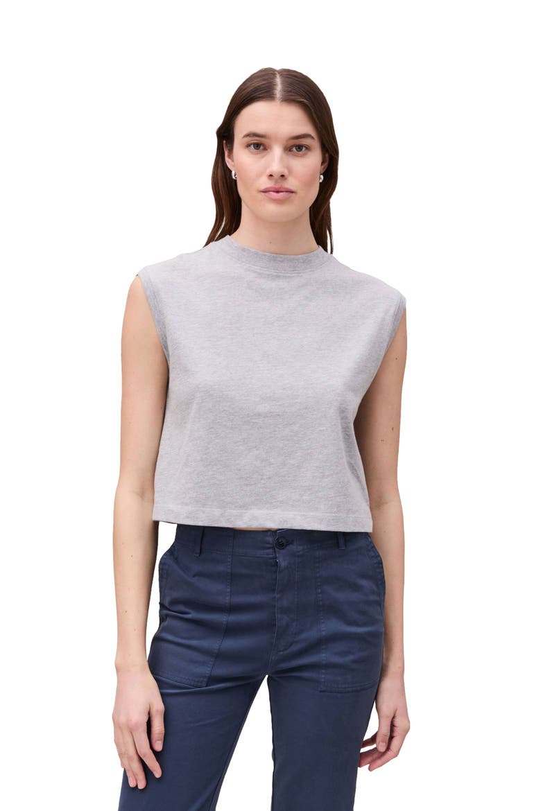 The Relaxed Muscle Tee, Main, color, Heather Grey