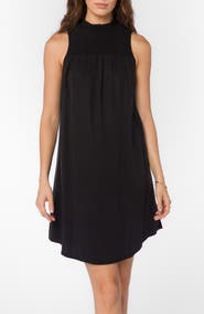 VELVET HEART Smocked Sleeveless Shift Dress