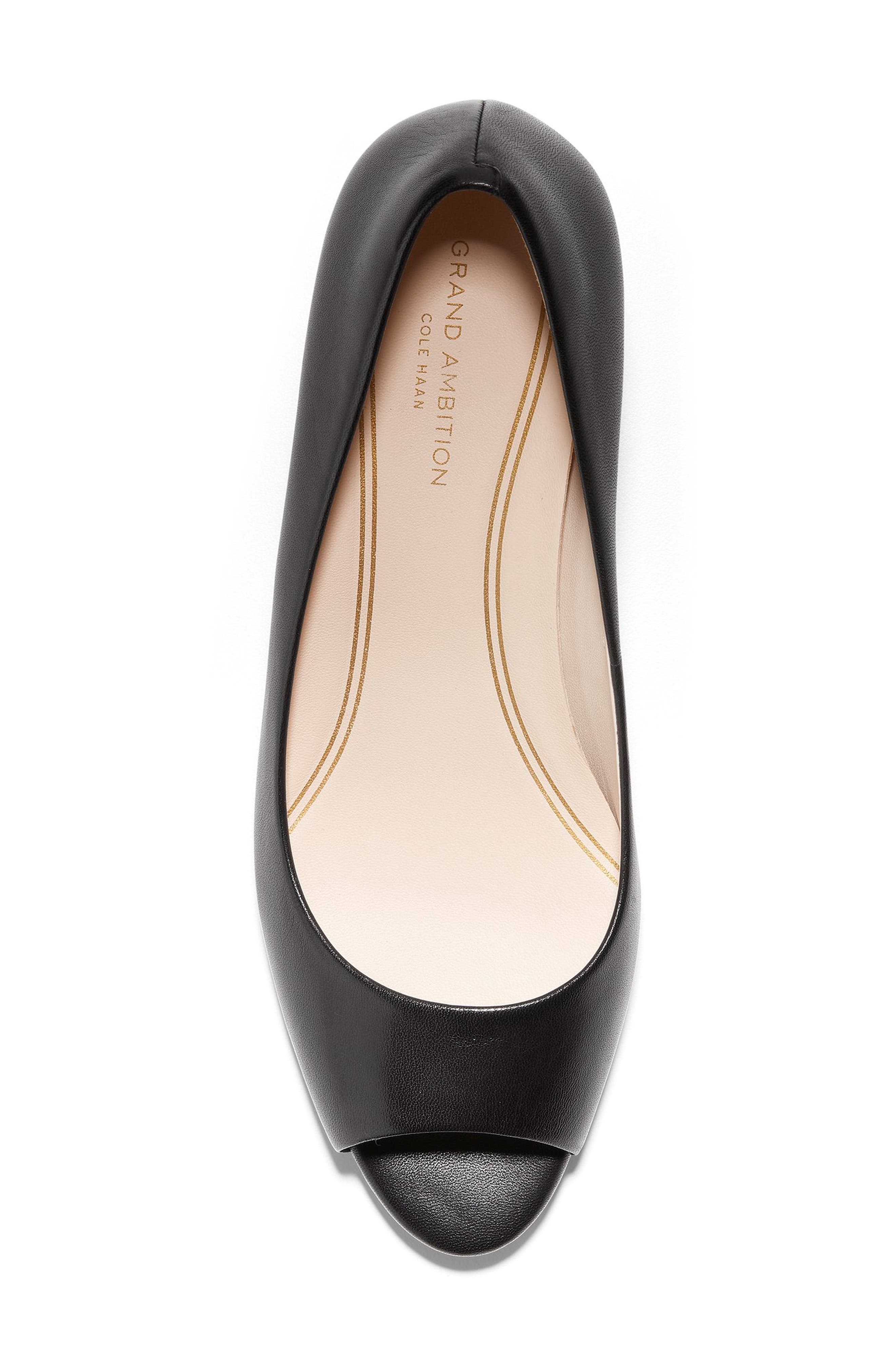 Cole Haan Grand Ambition Peep Toe Wedge Pump, Alternate, color, 