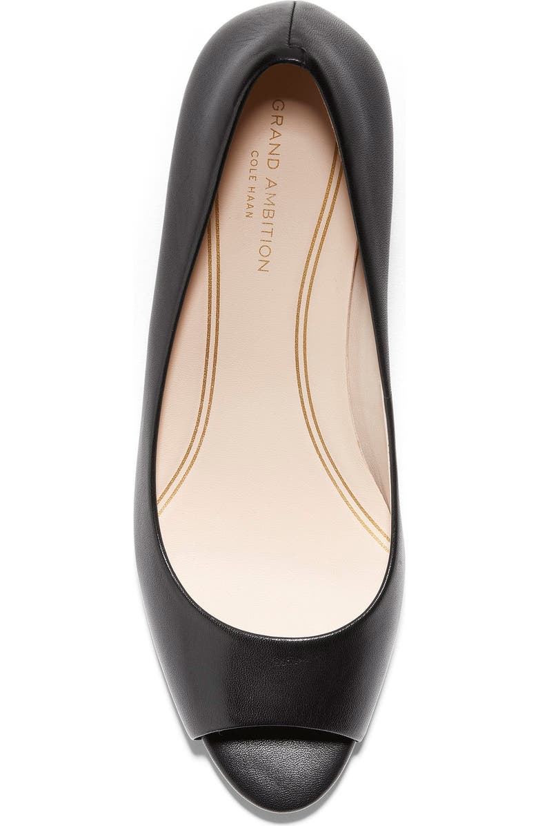 Cole Haan Grand Ambition Peep Toe Wedge Pump, Alternate, color,