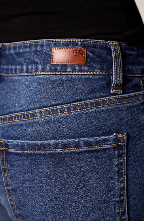 Blue Revival Quinn Mid Rise Straight Jean In Brown
