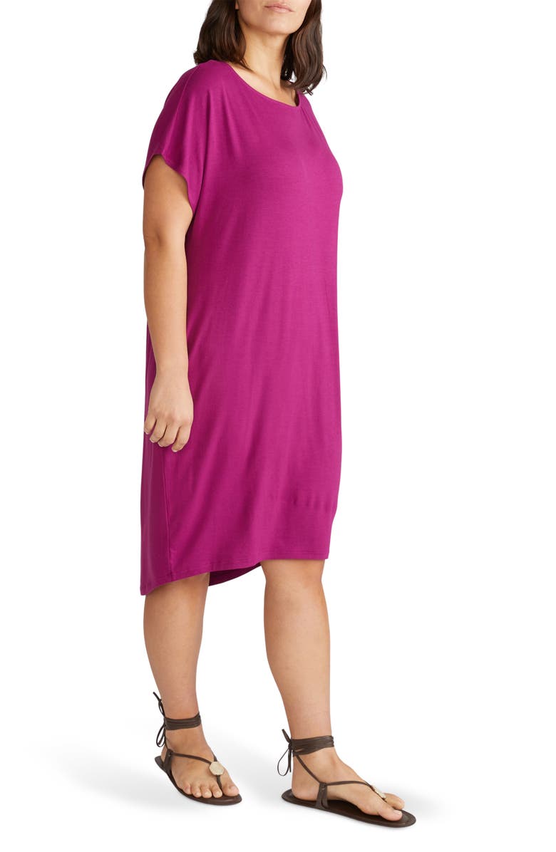 Universal Standard Helen Shift Dress, Alternate, color, Rothko Purple