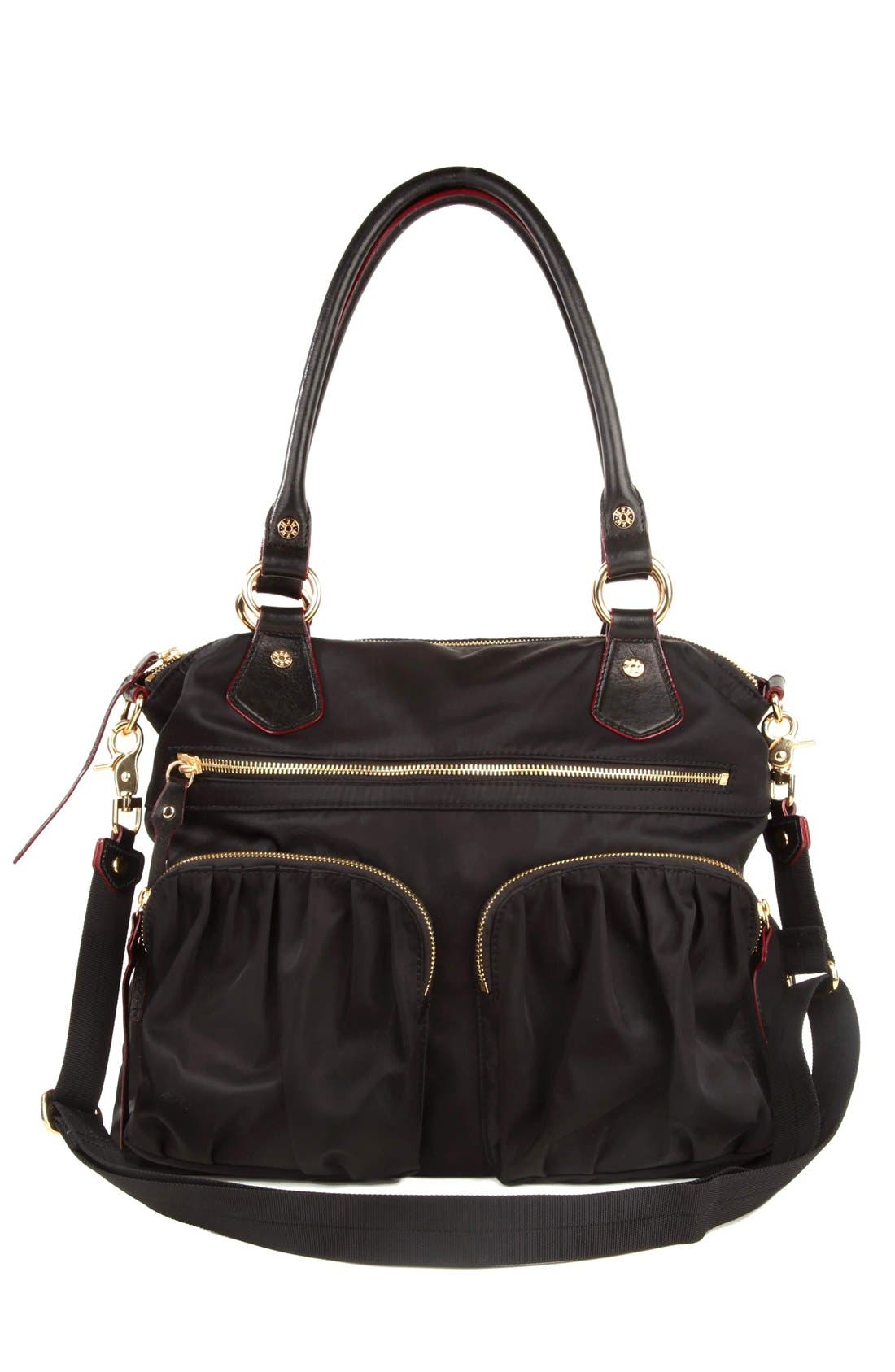 MZ Wallace 'Belle' Bedford Nylon Tote, Main, color, 