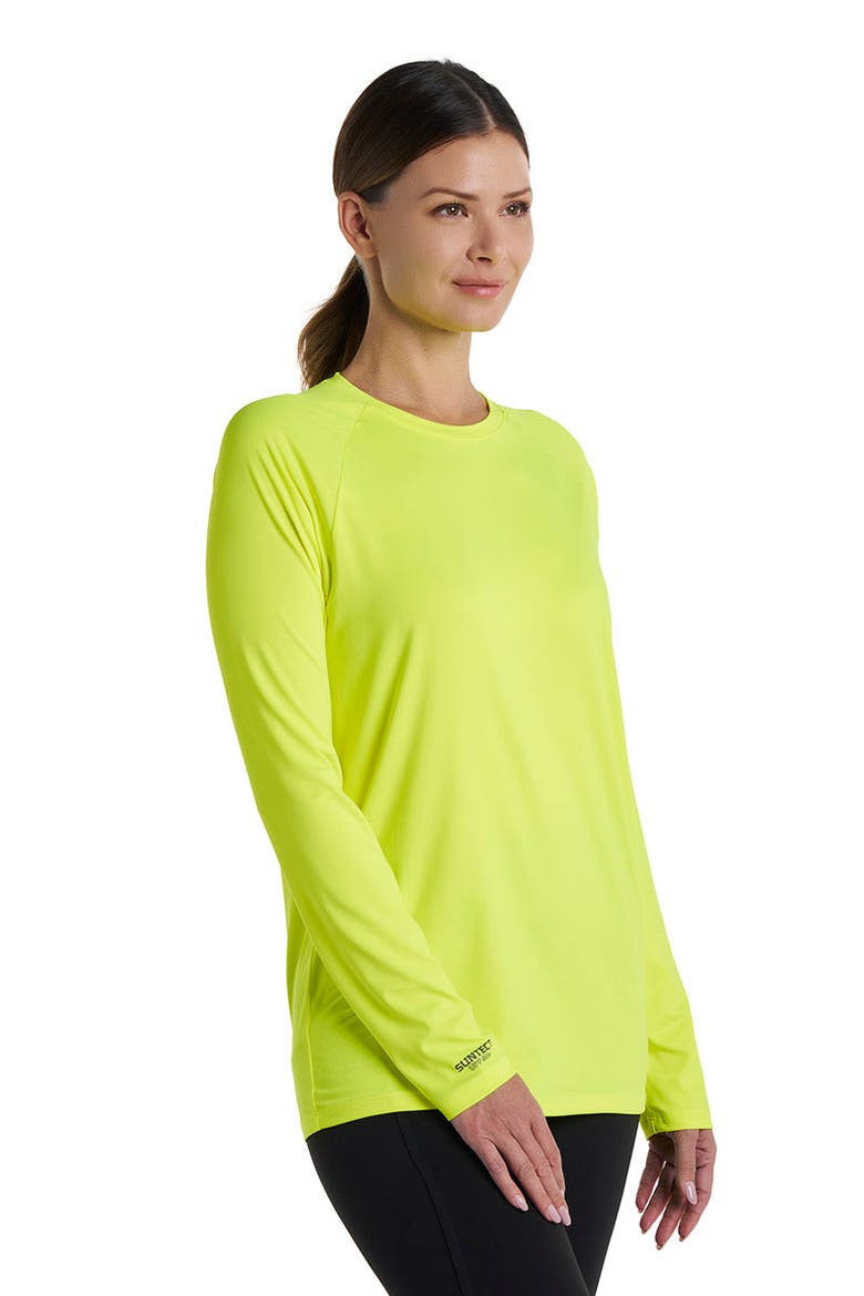 Unisex Suntect Shield Shirt Performance Long Sleeve T-Shirt, UPF 50+ Sun Protection, Main, color, Yellow