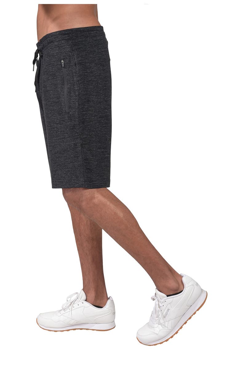 90 DEGREE BY REFLEX Zip Pocket Terry Shorts, Alternate, color,