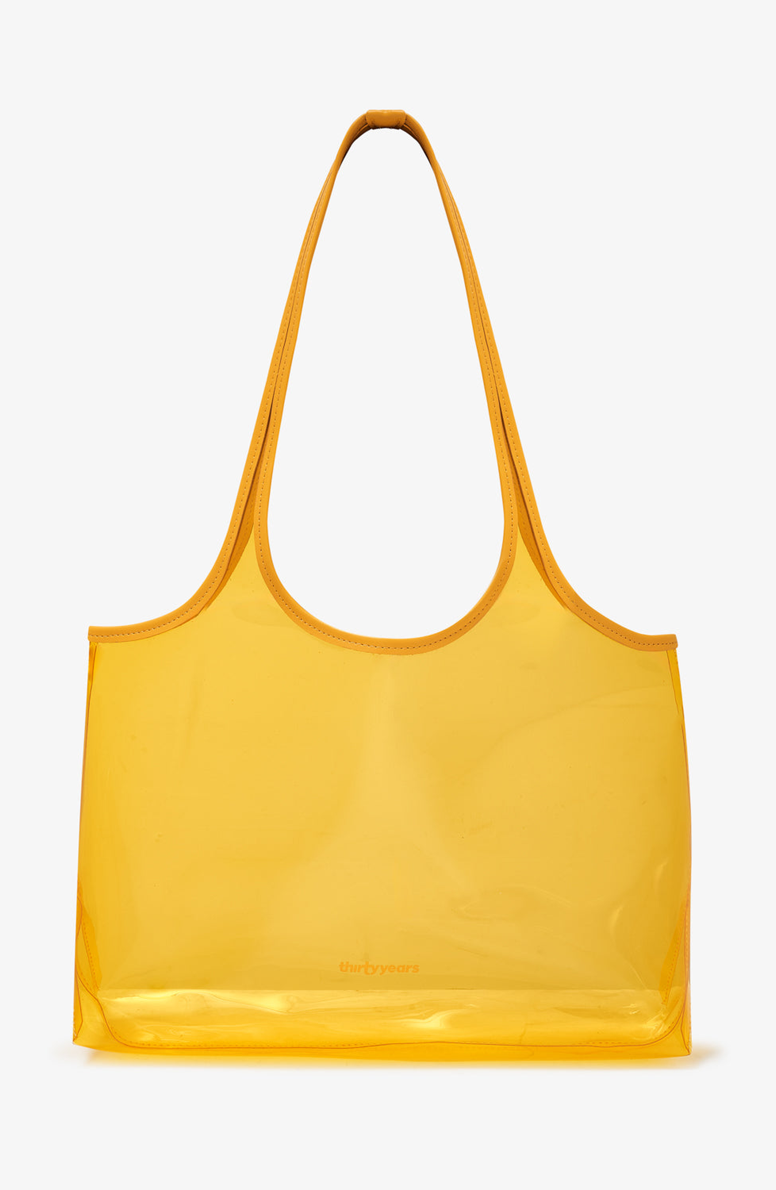 Thirty Years Jelly Clear Tote, Main, color, Honey