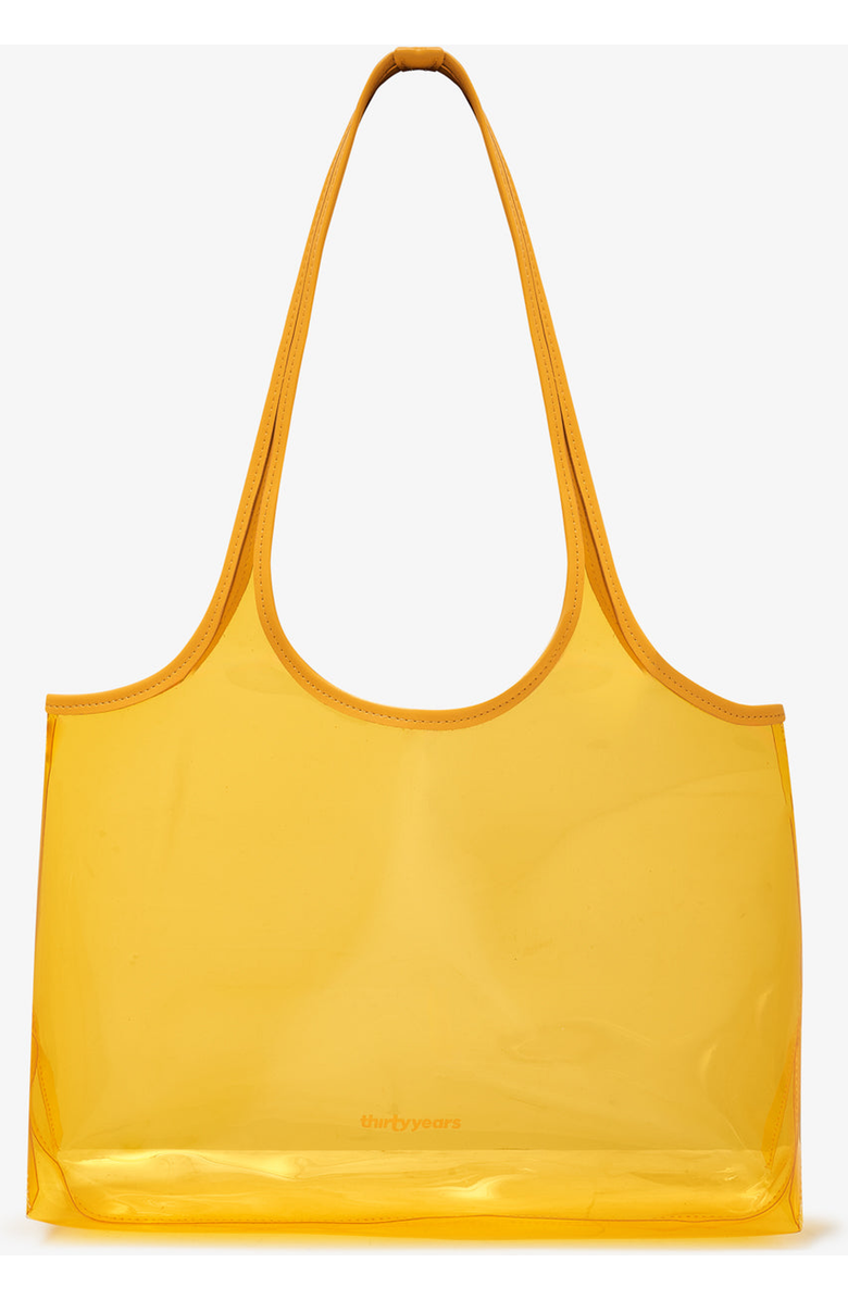 Thirty Years Jelly Clear Tote, Main, color, Honey