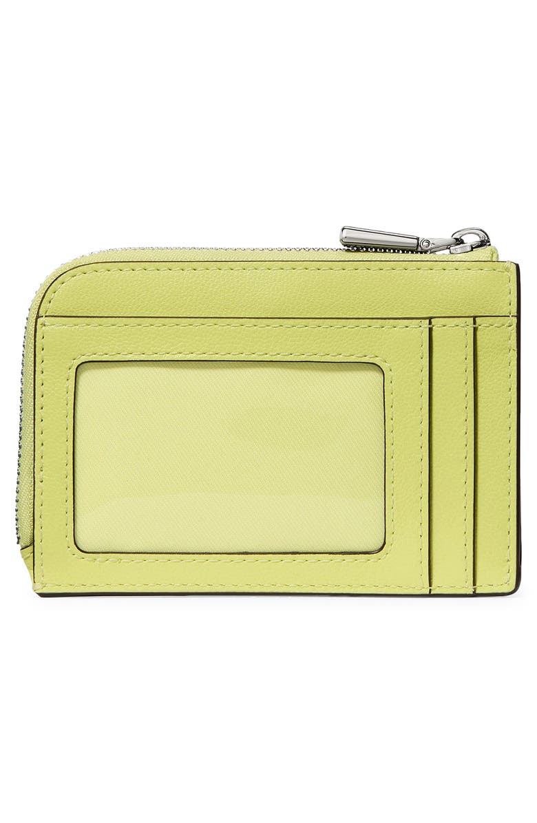 Kate Spade New York mini smooth leather zip card case, Alternate, color, Bosc Pear