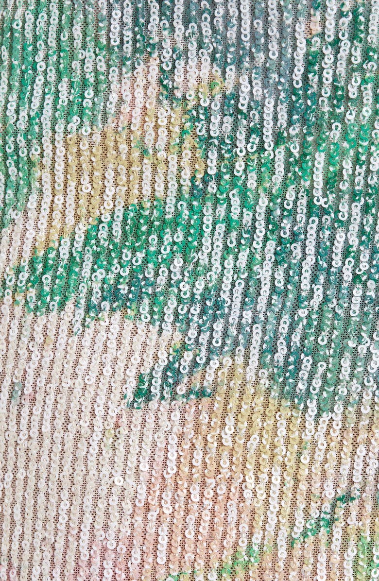 BOAMAR Suki Sequin Wrap Cover-Up Skirt, Alternate, color, Open White