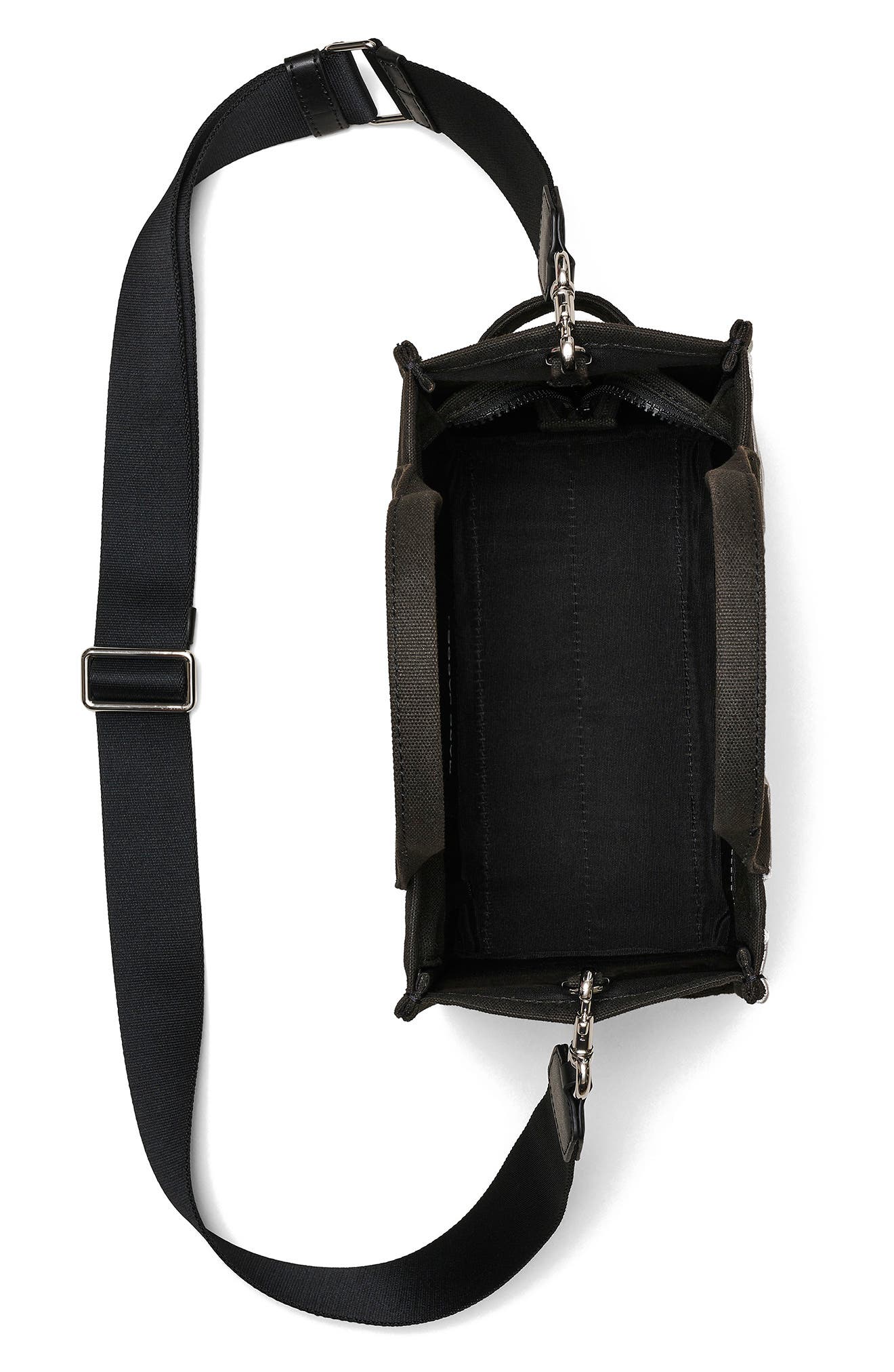 Marc Jacobs The Small Star Canvas Tote Bag, Alternate, color, Black