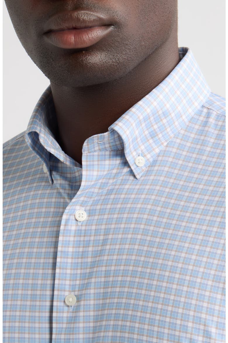 Charles Performance Twill Sport Shirt, Alternate, color, COTTAGE BLUE