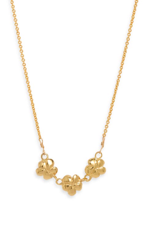 Melia Trio Flower Necklace