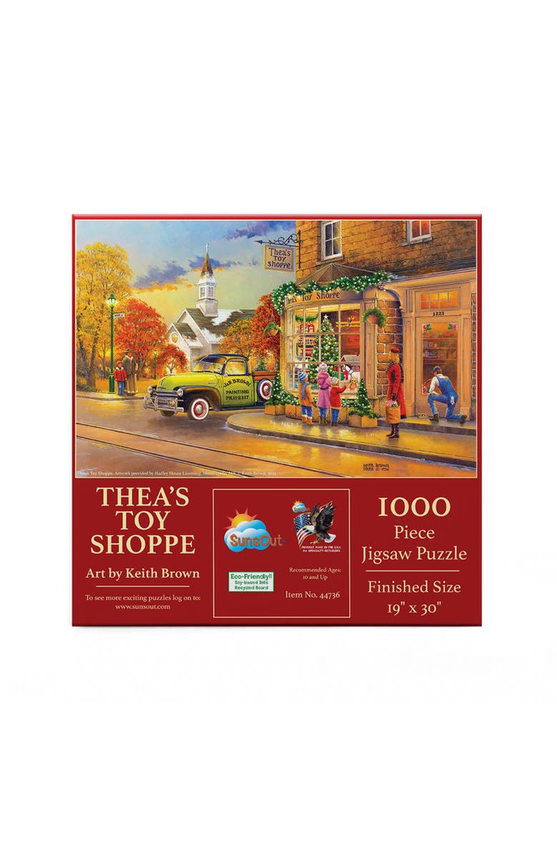 Sunsout Thea's Toy Shoppe 1000 piece Jigsaw Puzzle for Adults, Alternate, color, Multicolor