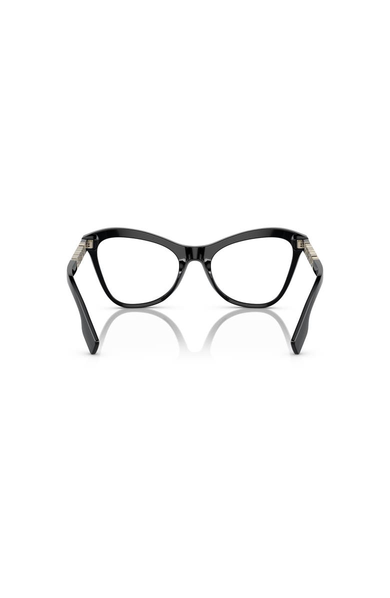 Burberry 54mm Cat Eye optical glasses, Alternate, color, Black