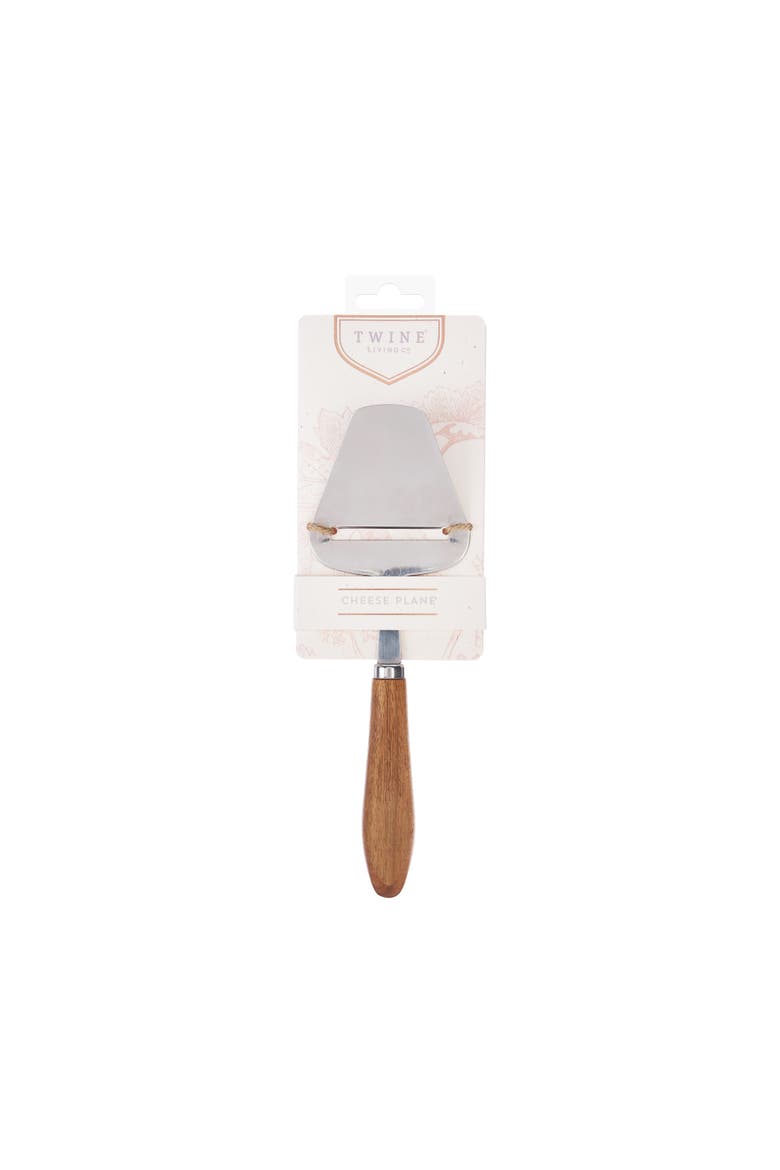 Acacia Wood Handled Cheese Plane, Alternate, color, Brown