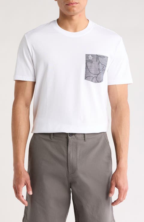 Palm Pocket Cotton Jersey T-Shirt