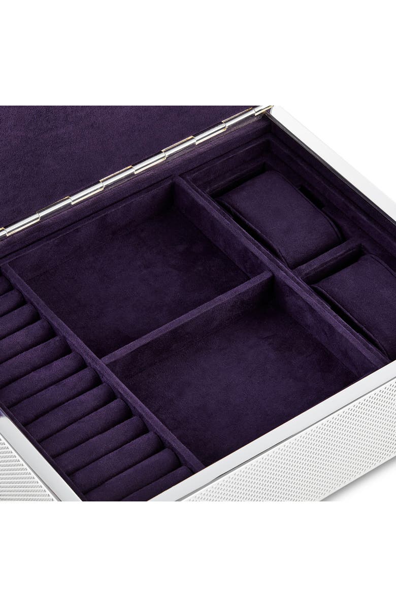 WOLF Silver Watch Jewelry and Legacy Box, Alternate, color, 