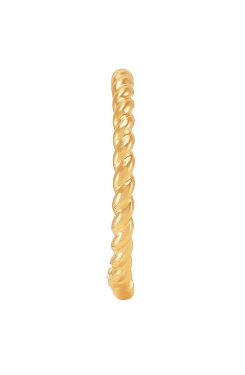 Frankie & Zoe 14k Yellow Gold Lab Grown Diamond Twisted Band Stackable Ring In Gold