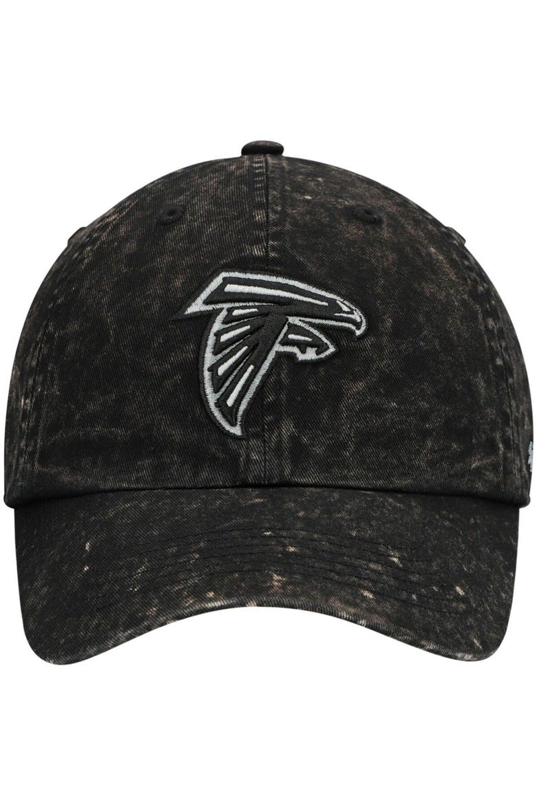 Men's '47 Black Atlanta Falcons Gamut Clean Up Adjustable Hat, Alternate, color, Black