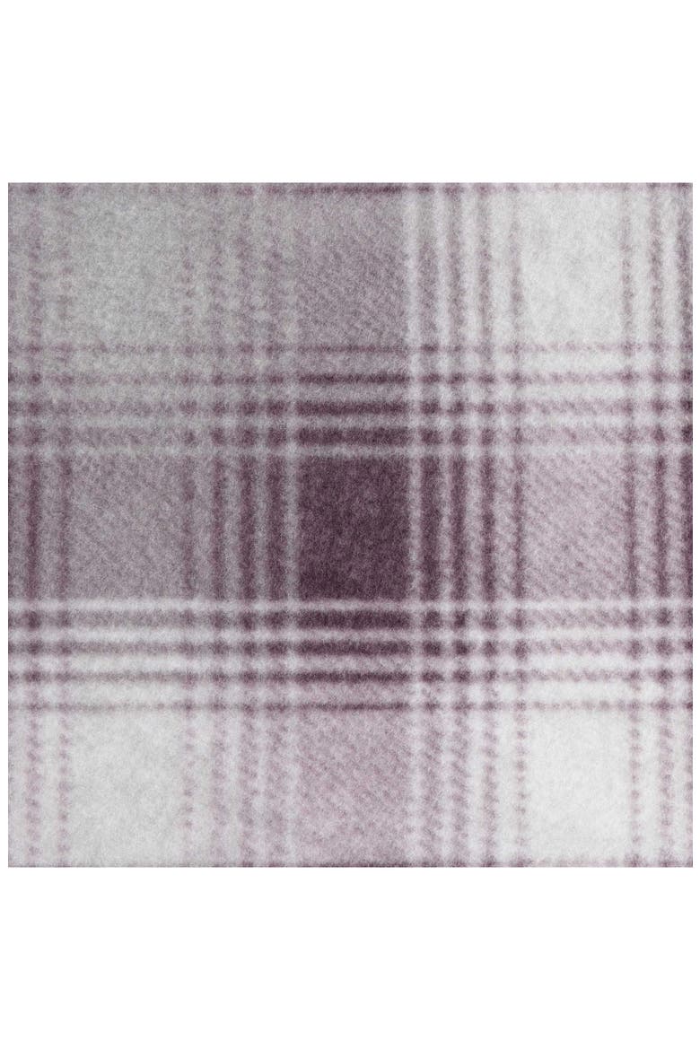 Nordic Plaid Throw Blanket, Alternate, color, DARK PURPLE