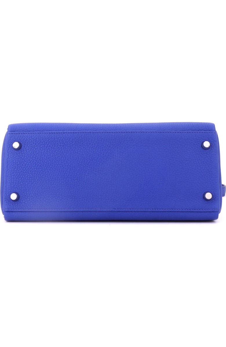 Pre-Owned Hermes Kelly Handbag Blue Togo with Palladium Hardware 28, Alternate, color, Bleu Royal
