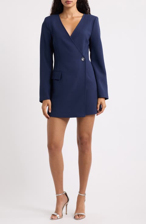 Zenna Long Sleeve Blazer Minidress