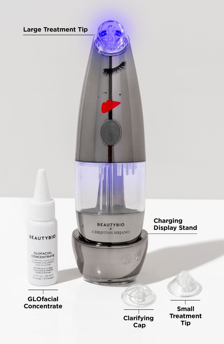 BeautyBio x Christian Siriano GLOfacial Hydro-Infusion Pore Cleansing Tool, Alternate, color, 