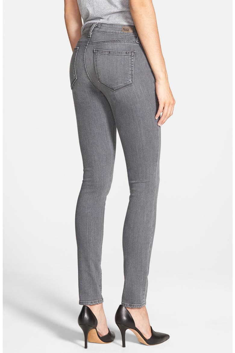 Transcend - Verdugo Ultra Skinny Jeans, Alternate, color, SILVIE