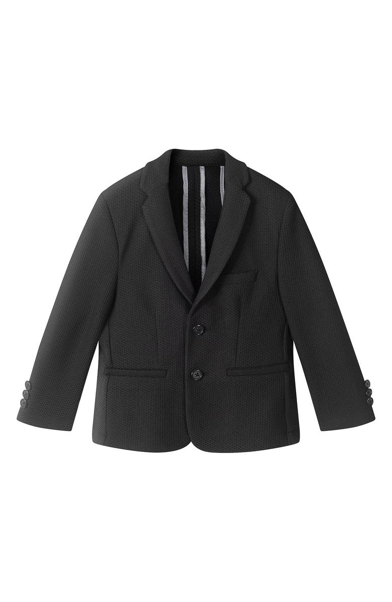 Andy & Evan Kids' Mesh Two-Piece Suit, Alternate, color, Black