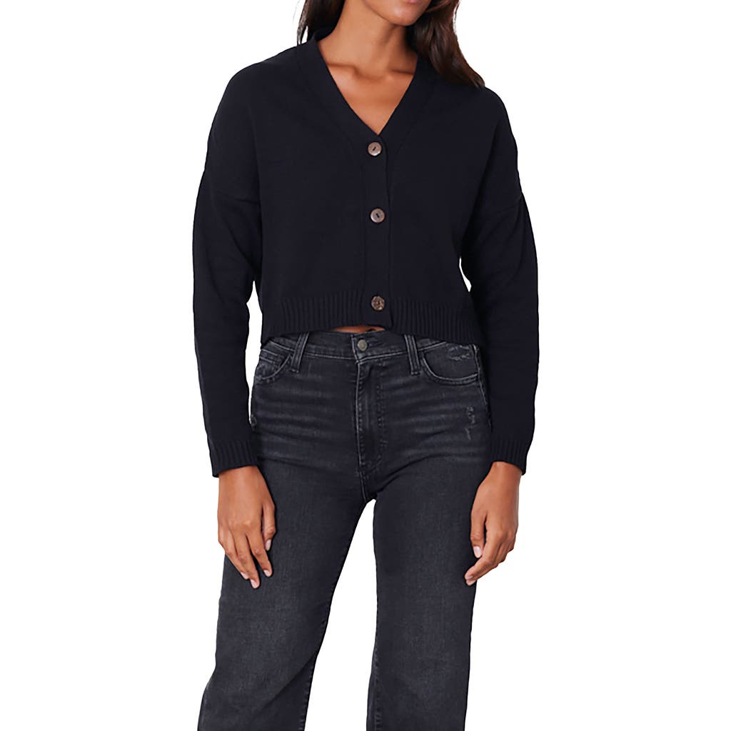 Paneros Clothing Diana Cropped Cardigan in Black  product