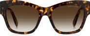 Marc Jacobs 54mm Gradient Rectangular Sunglasses