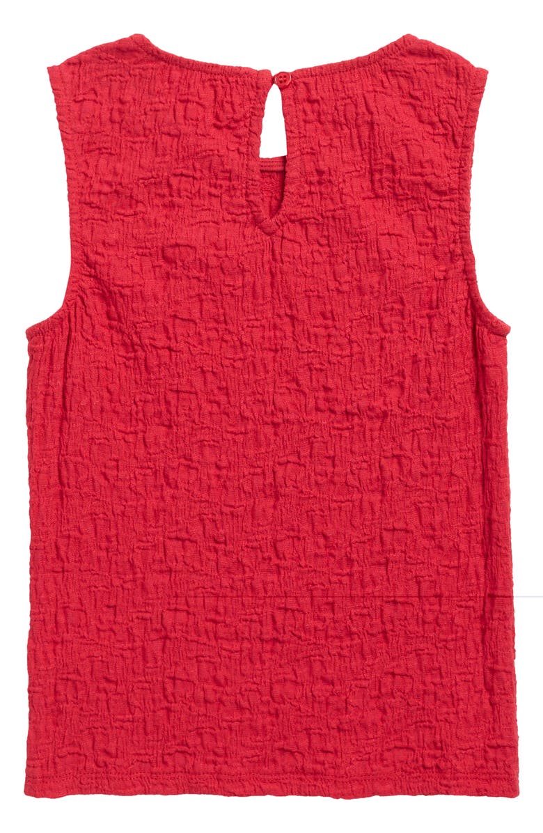 Walking on Sunshine Kids' Crinkle Tank, Alternate, color, Red