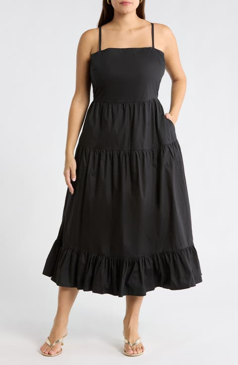 Brynley Cami Midi Sundress (Plus)