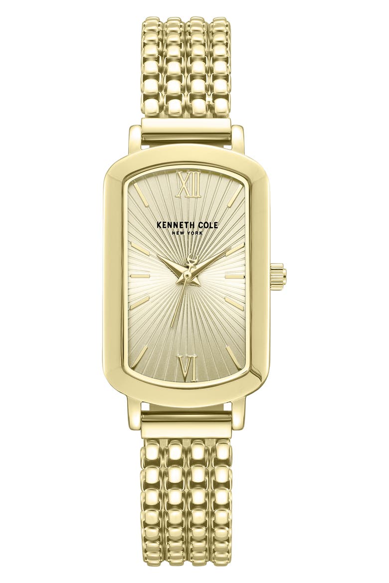 Tank Bracelet Watch, 22mm x 35mm, Main, color, GOLD