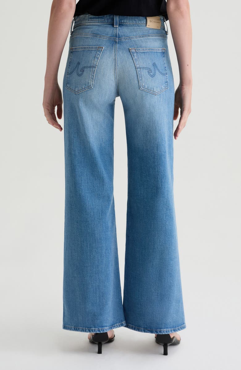 AG Saige Mid Rise Wide Leg Jeans, Alternate, color, 18 Years Bisou