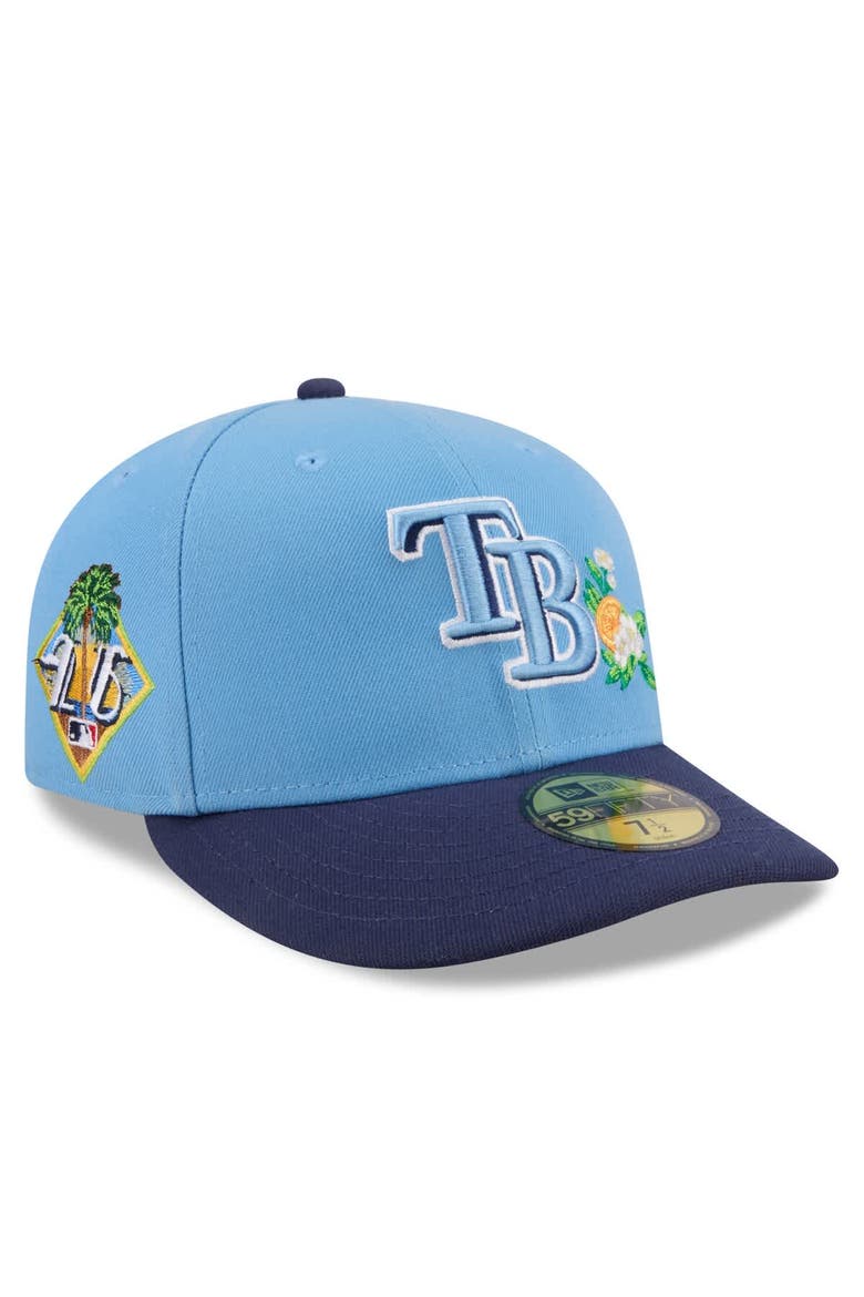 Men's New Era  Light Blue/Navy Tampa Bay Rays 2026 Spring Training Low Profile 59FIFTY Fitted Hat, Main, color, Light Blue