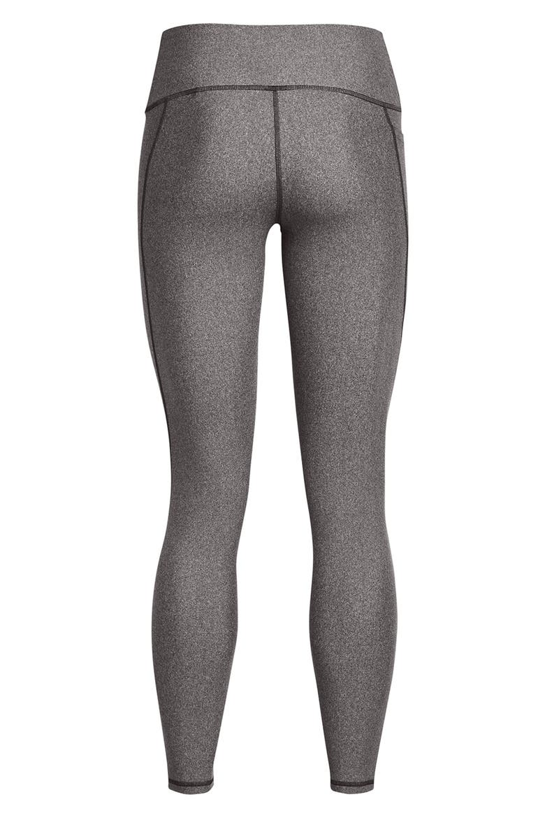 HeatGear High Waist Pocket Leggings, Alternate, color, GRY