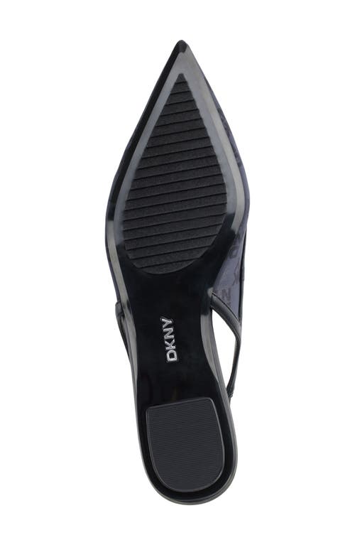 Dkny Millbury Slingback Pointed Toe Flat In Black