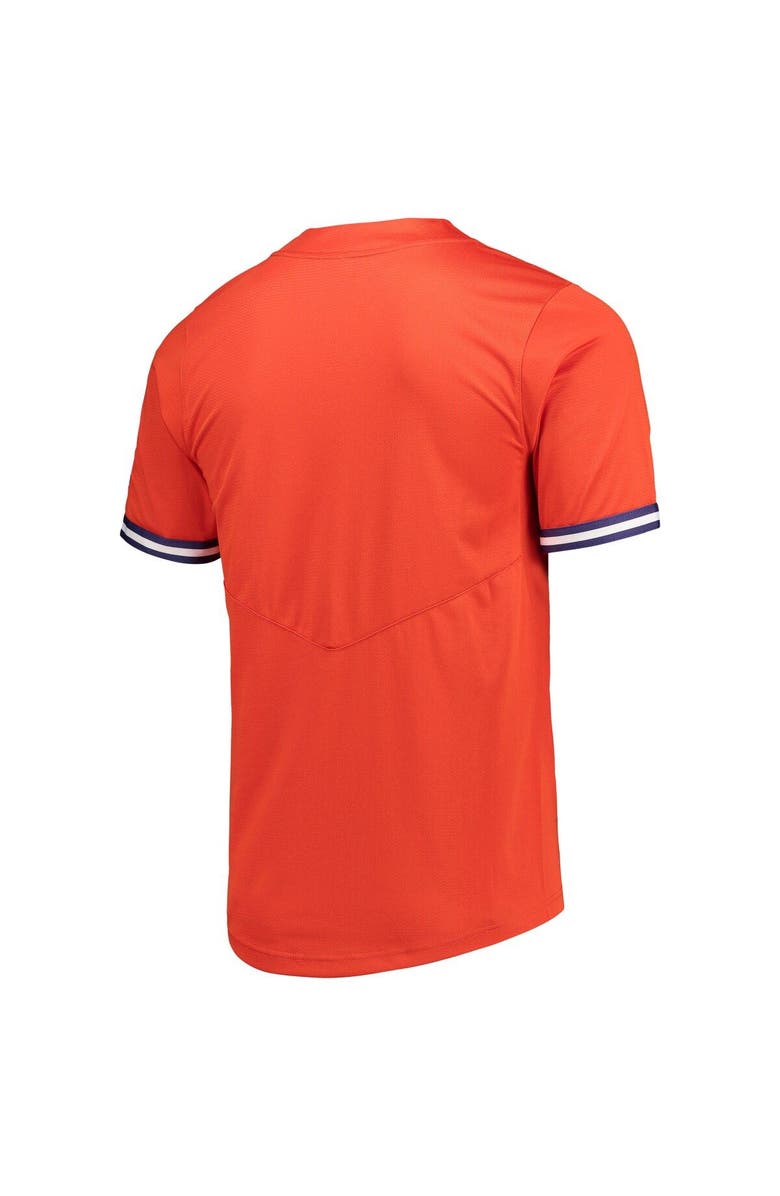 Nike Unisex Nike Orange Clemson Tigers Two-Button Replica Softball Jersey, Alternate, color, Orange