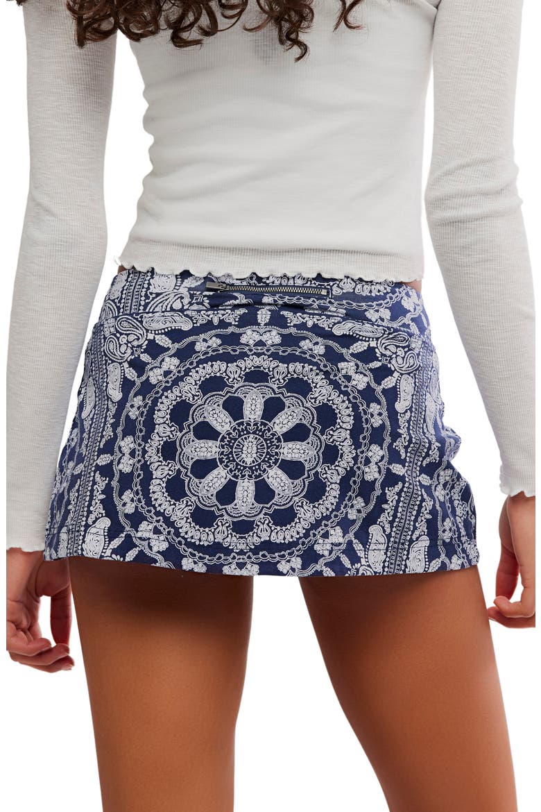 FP Movement Hot Shot Print Skort, Alternate, color, BANDANA NAVY COMBO