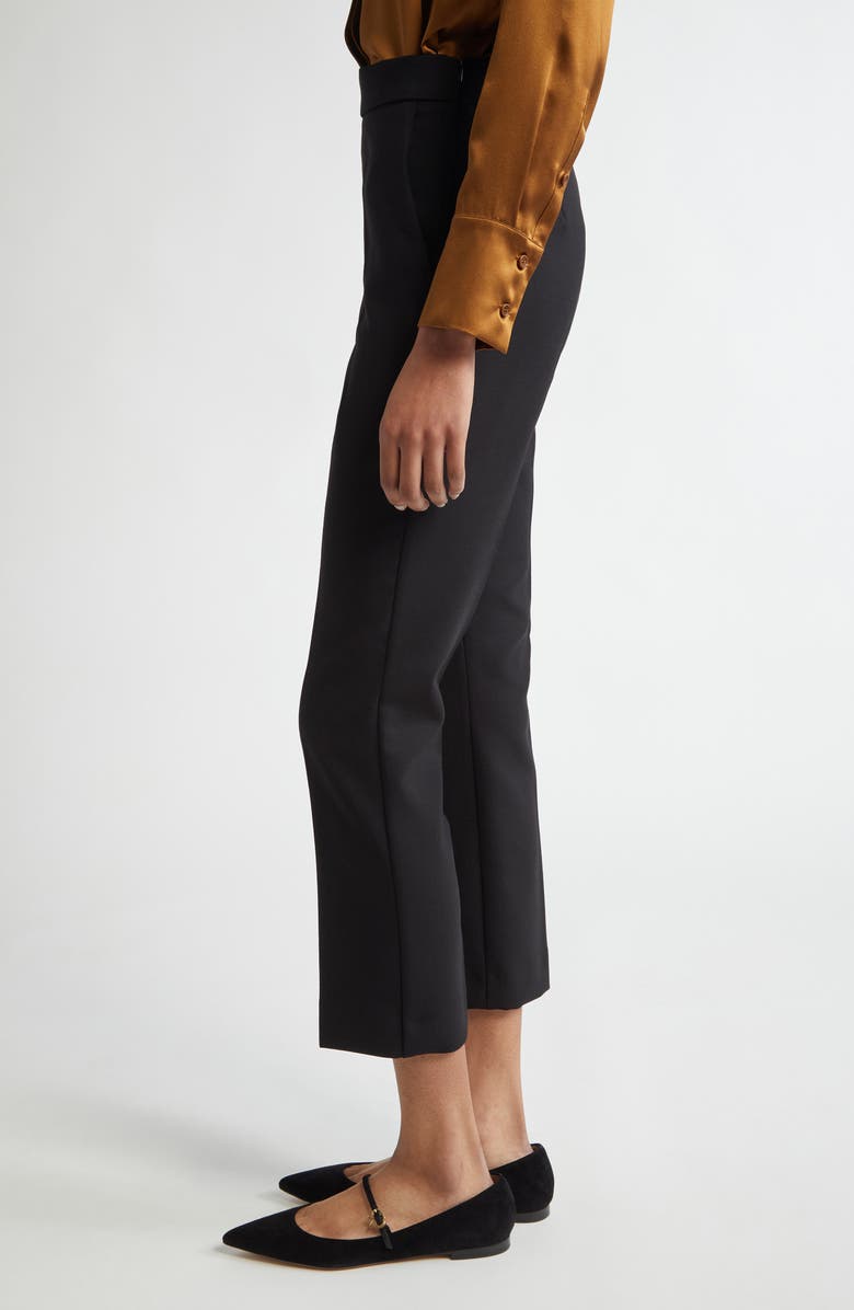Max Mara Nepeta Stretch Virgin Wool Flare Leg Ankle Trousers, Alternate, color,