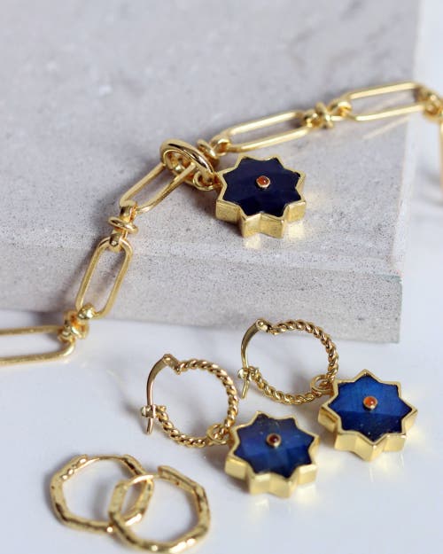 Ottoman Hands Essential Charm Link Chain Necklace In Gold