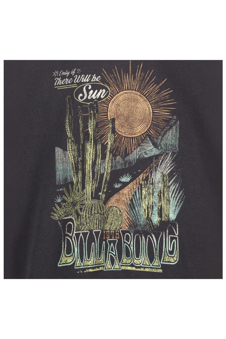 Kids' Making Waves Graphic Sweatshirt, Alternate, color, BLACK SANDS