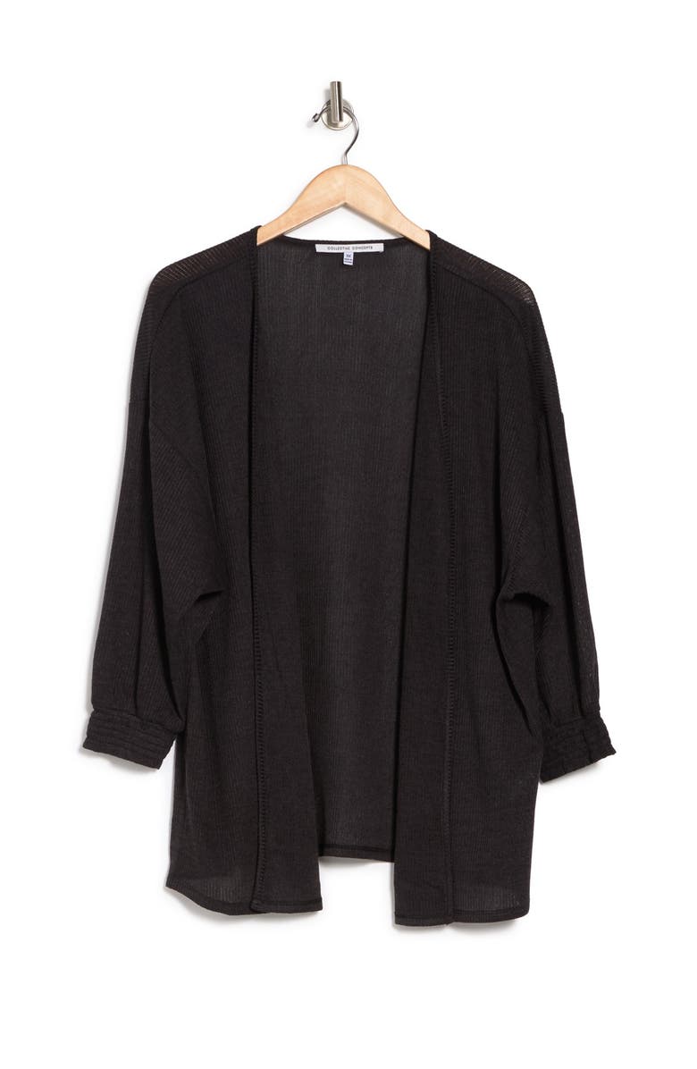 Collective Concepts Ribbed Cardigan, Main, color,