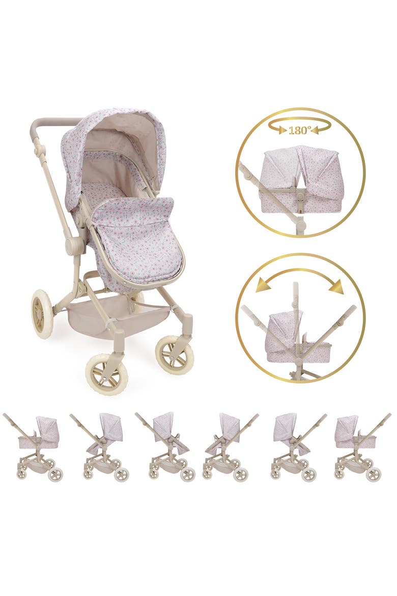 Little Flora City Park 2 in 1 Doll Pram, Alternate, color, Beige